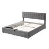 Upholstered Bed,Super King Size Bed-6ft180x200cm