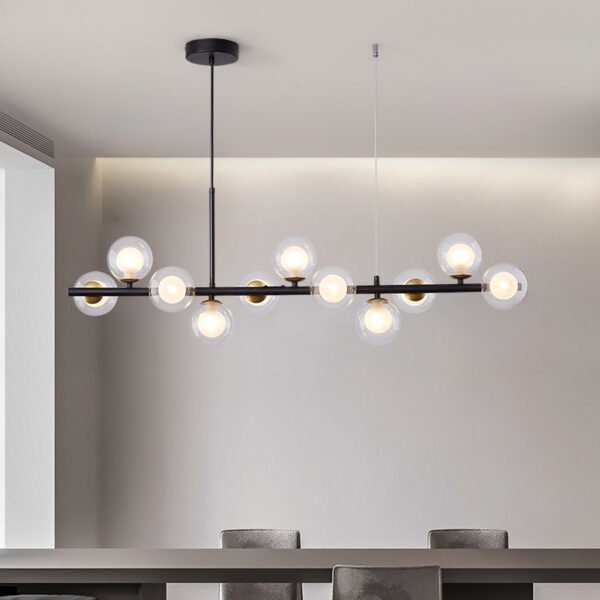 e1562ed9-bd78-4eba-929c-b70ee503ae28.jpg A Long Minimalist Glass Magic Bean Chandelier