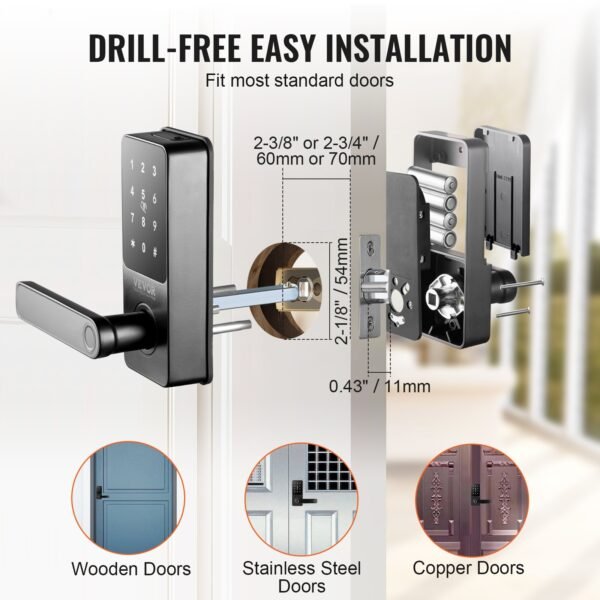 Smart Lock, 5-in-1 Smart Door Knob