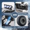 XL Large Remote Control RC Cars Big Wheel Car Monster Truck 4WD Kid Toy Electric