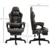 Racing Gaming Chair Diamond PU Leather Office Gamer Chair High Back Swivel Recliner with Footrest
