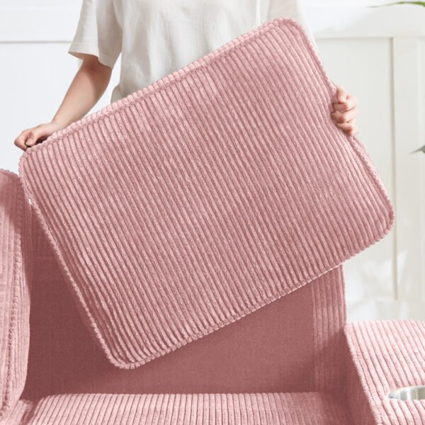 83.86  Corduroy Fabric Sofa,