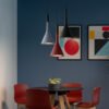 Nordic Minimalism Aluminum Horn Chandelier Restaurant Bar Lamp