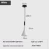 Nordic Minimalism Aluminum Horn Chandelier Restaurant Bar Lamp