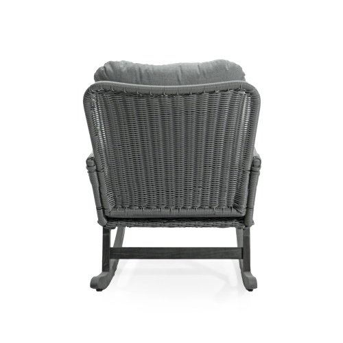 f10e828e-39c6-4930-97ab-01d831397f3b.jpg Contemporary Minimalist Ivory Wicker Rocking Chair With Soft Polyester Cushions And Durable Wooden Frame,