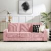 83.86  Corduroy Fabric Sofa,