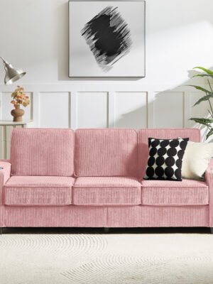 f8b769d1-c389-4592-8f0c-638adfadb08a.jpg 83.86 Corduroy Fabric Sofa,
