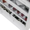 Non Full Mirror Wooden Wall Mounted Jewelry Storage Mirror Cabinet