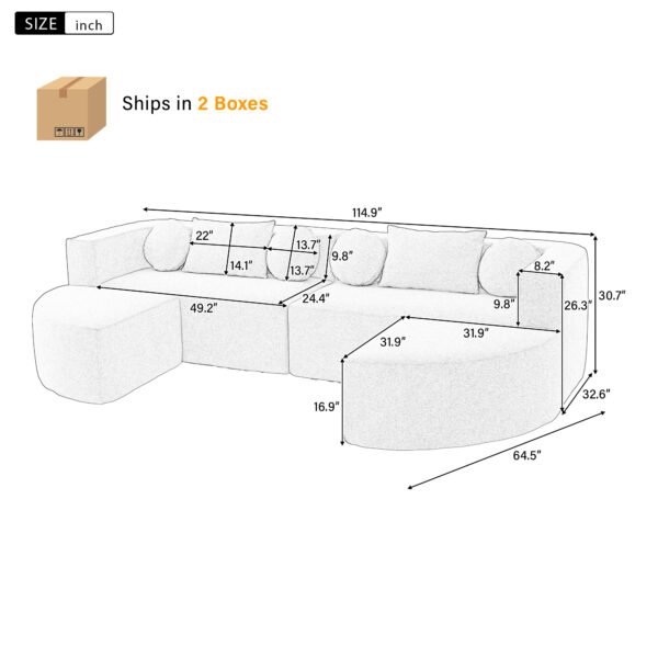 fea67341-6cbf-450e-879a-adf6947d91a4-1.jpg Boneless Couch Modular Sectional Sofa 114.9