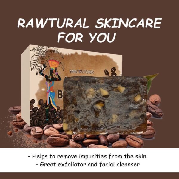 African Black Soap 150g, Shea Butter Essential Oil, Handmade