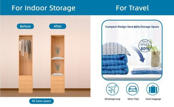 2fc1108c-8960-49a8-afa9-3b732f9209ae.jpg Eco-Friendly Clothes And Bedding Space-Saving Compression Bags, 4 Medium Bags, 4 Large Bags, 2 Extra Large Bags With Pump
