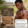 African Black Soap 150g, Shea Butter Essential Oil, Handmade