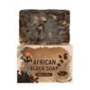 African Black Soap 150g, Shea Butter Essential Oil, Handmade