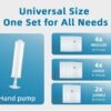9684de60-bf3a-4fe5-9f8b-b850ea749e77.jpg Eco-Friendly Clothes And Bedding Space-Saving Compression Bags, 4 Medium Bags, 4 Large Bags, 2 Extra Large Bags With Pump